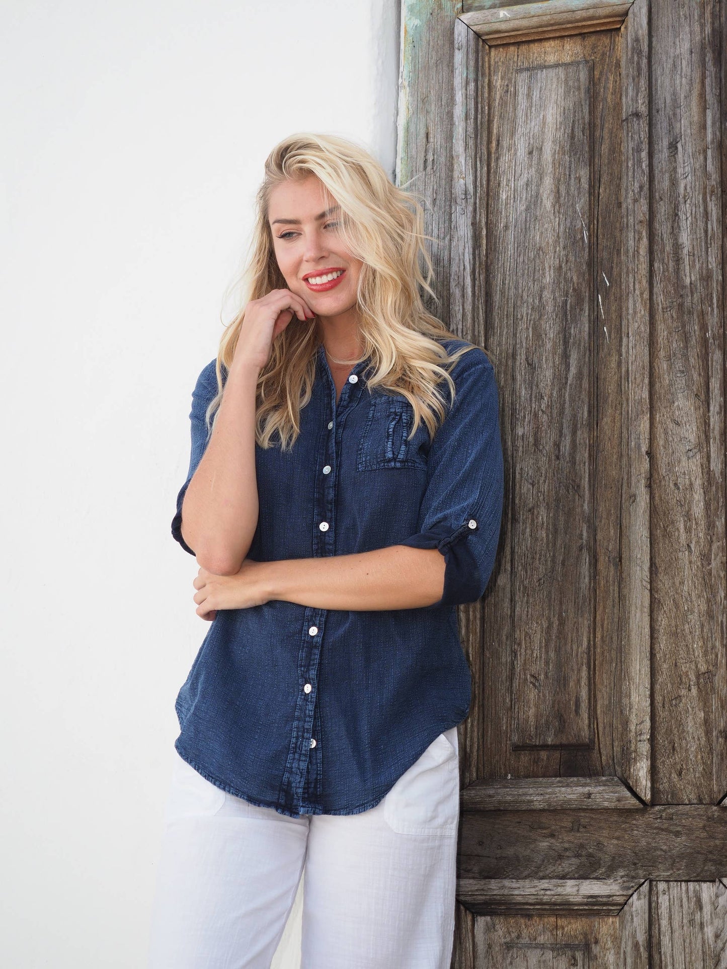 Cotton Chambray Shirt