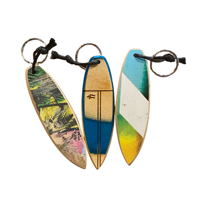 Upcycled Surfboard Keychain