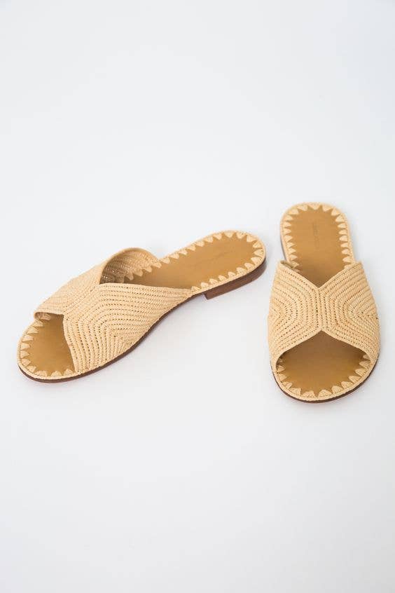 Handmade Moroccan Raffia Sandals