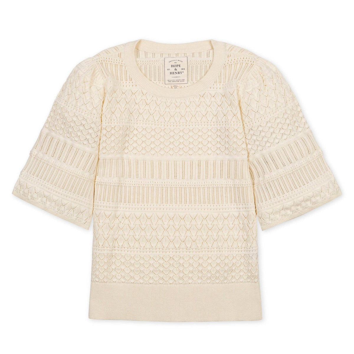 Organic Bell Sleeve Sweater