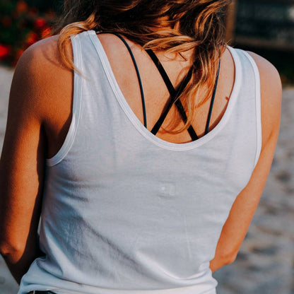 White Organic Cotton Tank