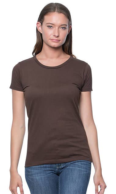 Women's Organic Cotton Tee | Chocolate