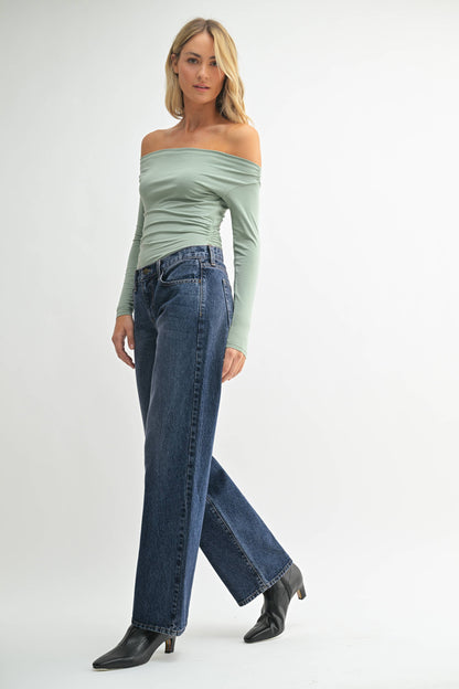 Low Rise Baggy Boyfriend Jeans