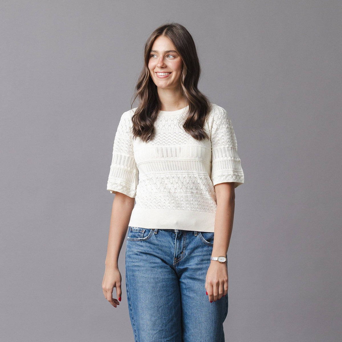 Organic Bell Sleeve Sweater