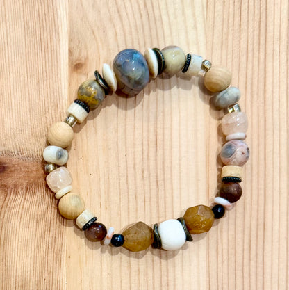 Desert Stone Bracelet Collection | Sunstone, Jasper, Quartz, Agate