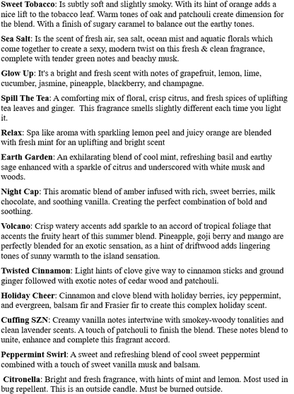 9" Citronella Wood Bowl Candle