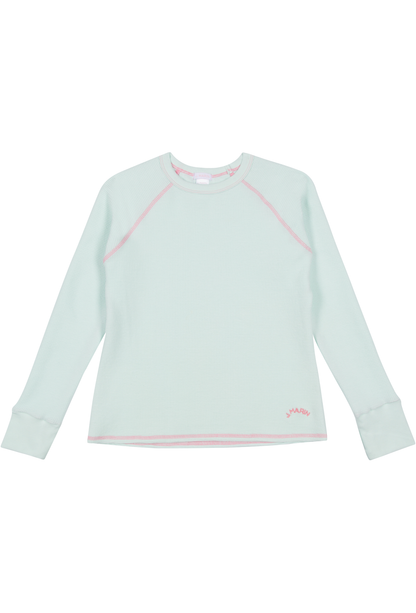 The Chalet Thermal Top - Seaglass Green