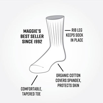 Organic Cotton Crew Socks