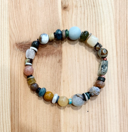 Noe Kai Bracelet Collection | Opal, Moonstone, Quartz, Agate, Pearl