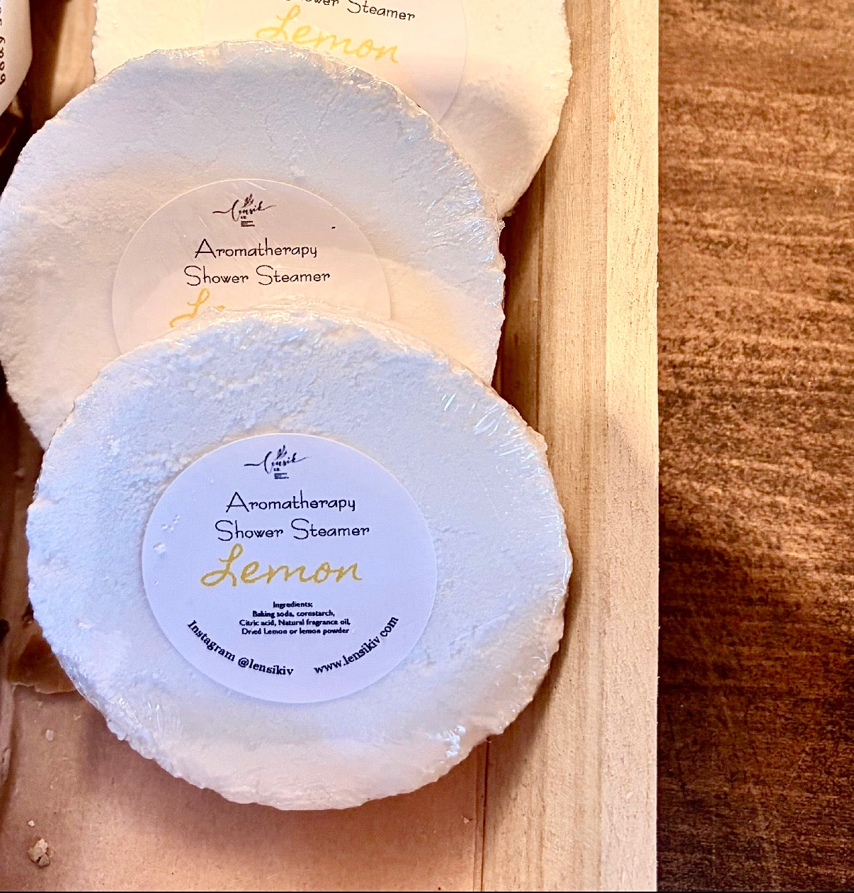 Refresh & Renew: Lemon Shower Steamer