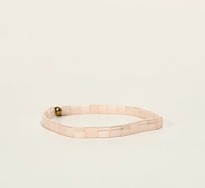 Flat Tila Bead Bracelets