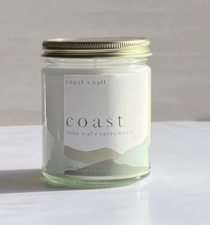 Coast | Olive Leaf + Sandalwood Candle