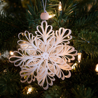 Aspen Snowflake Ornament