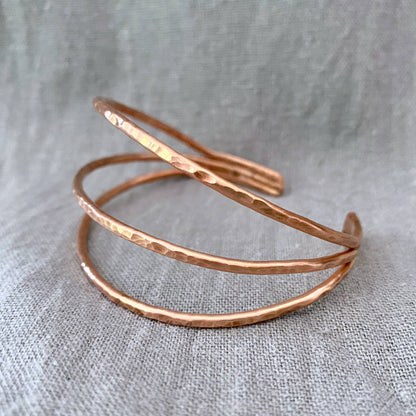 Grounding Copper Cuff Bracelet