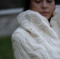 Organic Cotton Cable Knit Throw