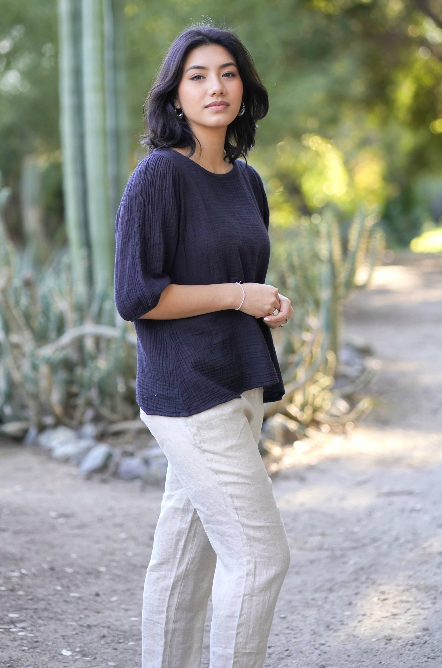 Taos Cotton Gauze Top