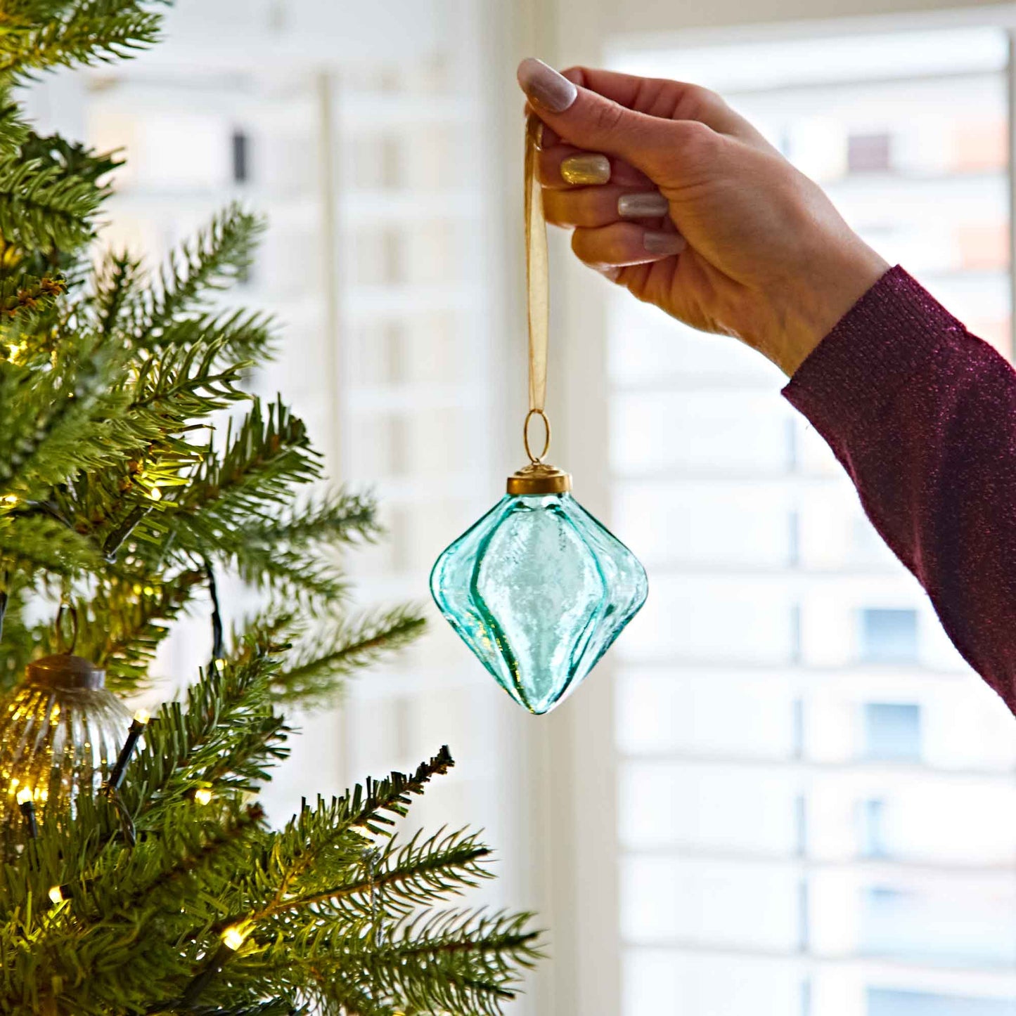 Recycled Glass Baubles - Handmade