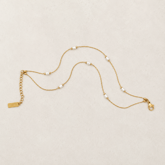 Double Chain Pearl Bracelet