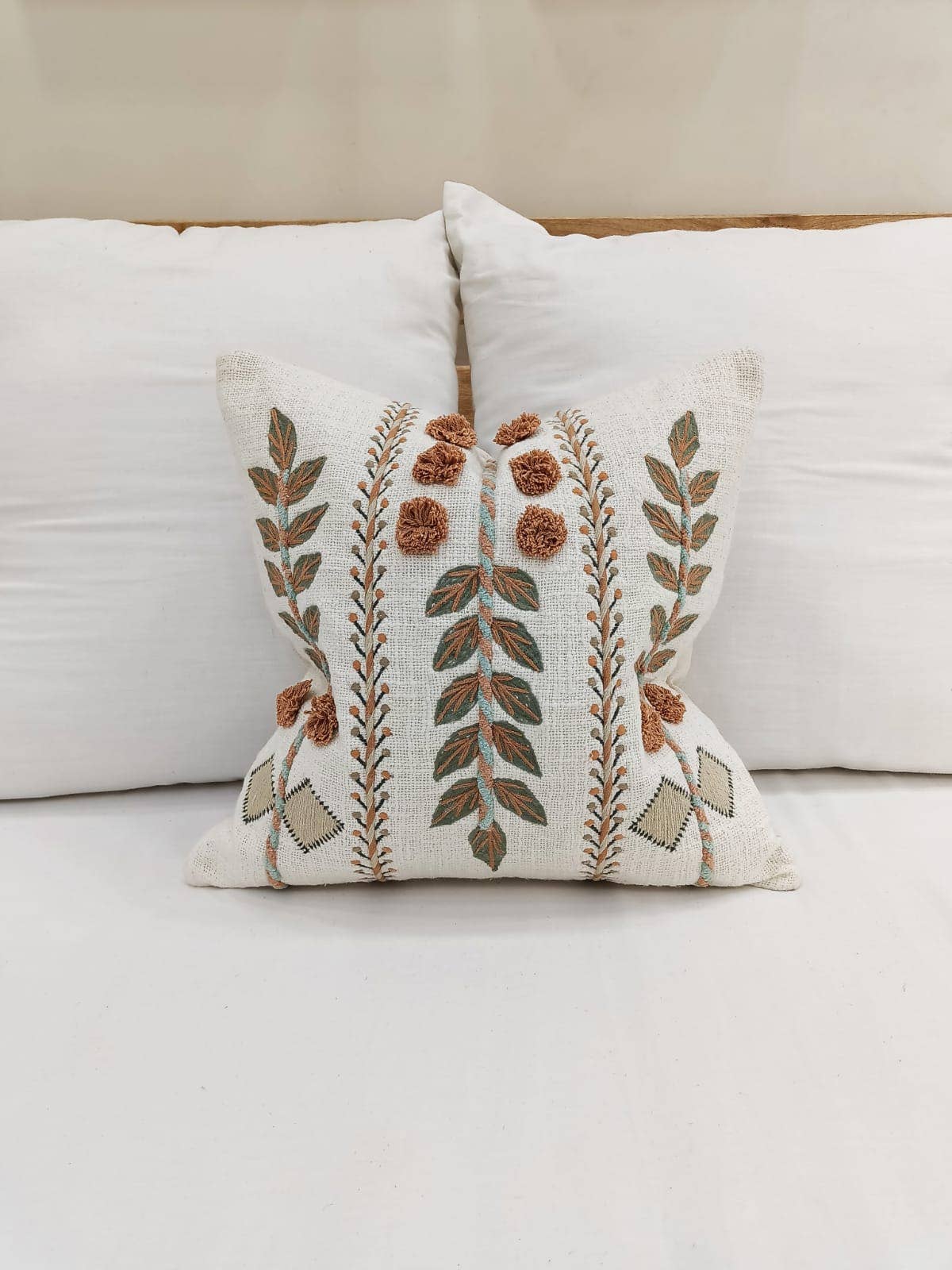 Leaf Berry Throw Pillow