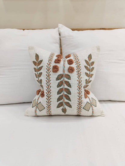 Leaf Berry Throw Pillow