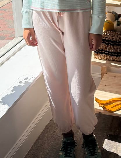 Organic Cotton Sweatpants | Blush Pink