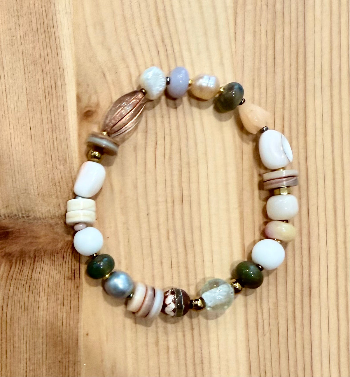 Noe Kai Bracelet Collection | Opal, Moonstone, Quartz, Agate, Pearl