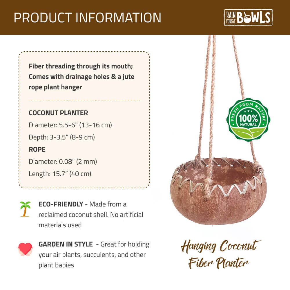 Hanging Coconut Planter