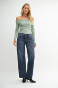 Low Rise Baggy Boyfriend Jeans