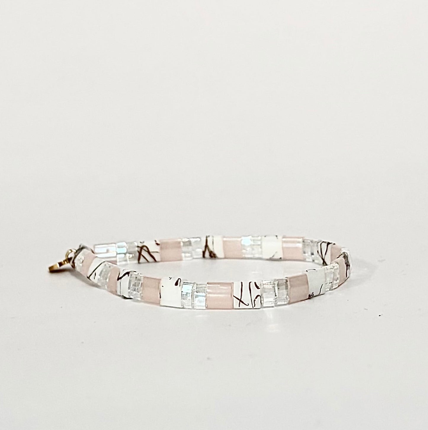 Flat Tila Bead Bracelets