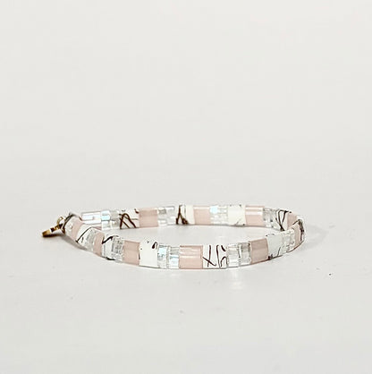 Flat Tila Bead Bracelets