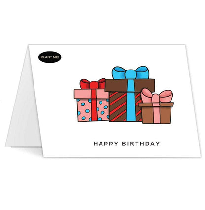 Birthday Presents Plantable Card