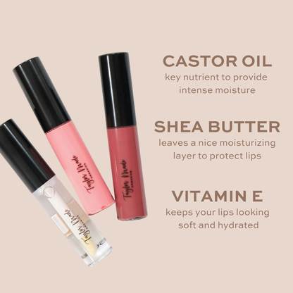 Supple Organic Lip Gloss | Five Shades
