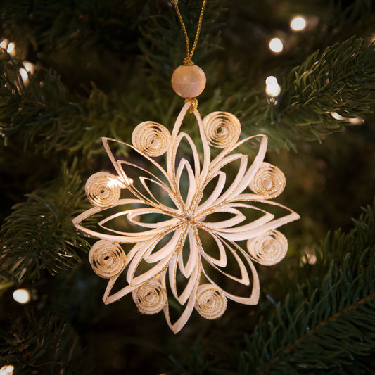 Snow Pine Ornament