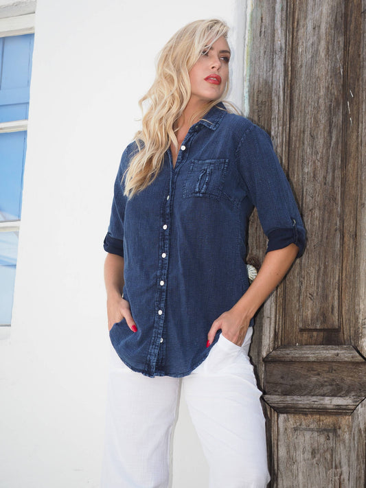 Cotton Chambray Shirt