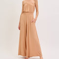 Strapless Bamboo Pant Romper