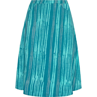 Sierra Skirt: Reeds - Teal-Organic