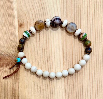 Desert Stone Bracelet Collection | Sunstone, Jasper, Quartz, Agate