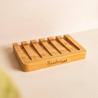Slated Bamboo Soap Dish