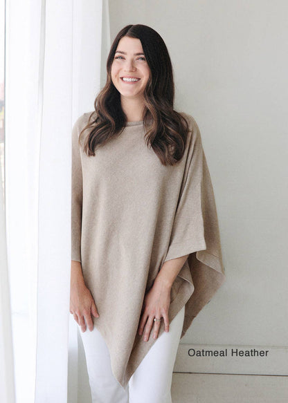 Eco-Chic Sweater Poncho