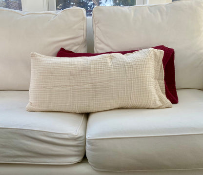 Organic Muslin Down Pillows