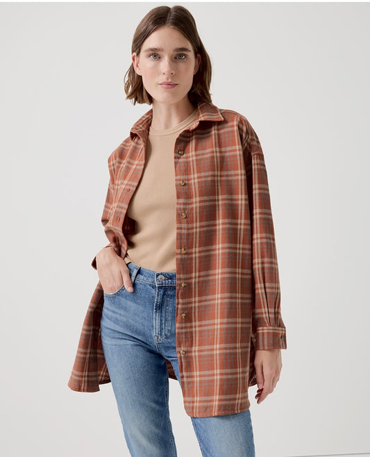 Oversized Women's Organic Flannel