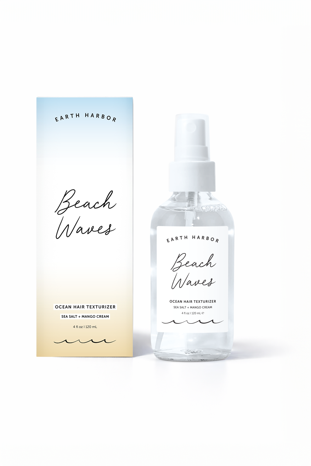 BEACH WAVES Ocean Hair Texturizer: Sea Salt + Mango Cream