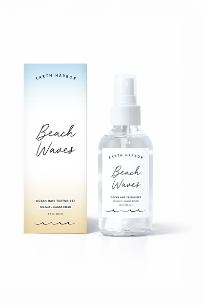BEACH WAVES Ocean Hair Texturizer: Sea Salt + Mango Cream