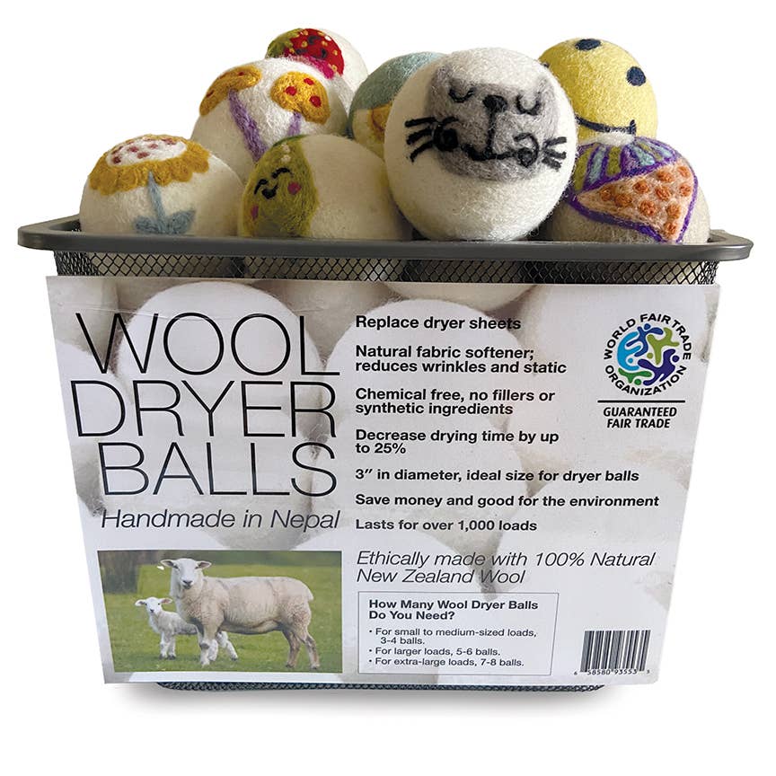 Cats: Eco Wool Dryer Balls Fair Trade