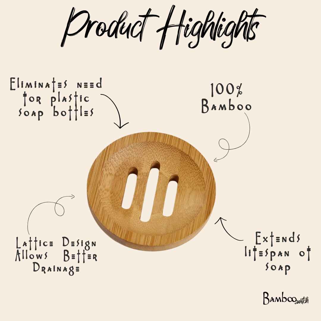 Bamboo Shower Steamer Holder