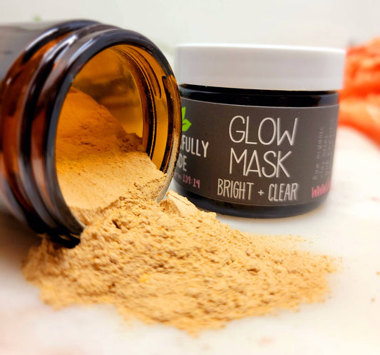 Organic Turmeric Clay Glow Mask | Brightens Skin