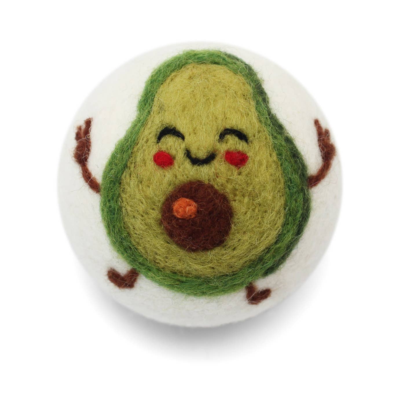 Avocado Cactus Flamingo Hedgehog Taco Eco Wool Dryer Balls