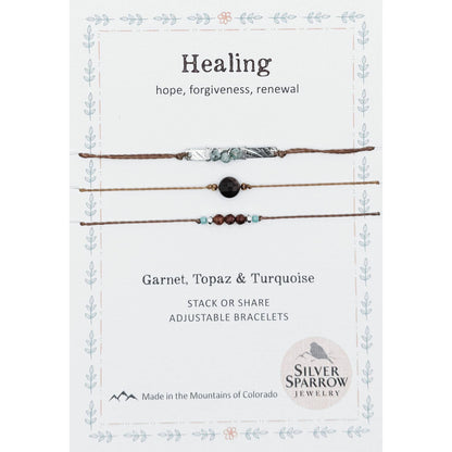 ‘Healing’ Stackable Bracelet Trio