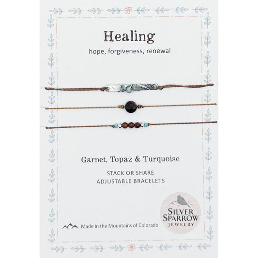 ‘Healing’ Stackable Bracelet Trio
