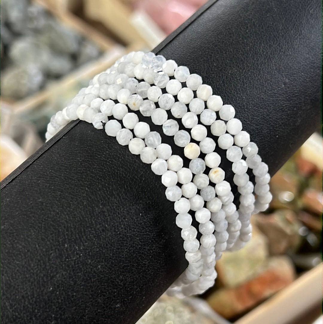 White Moonstone Bracelet